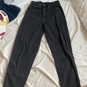 Black High Rise Jeans H&M -S:2